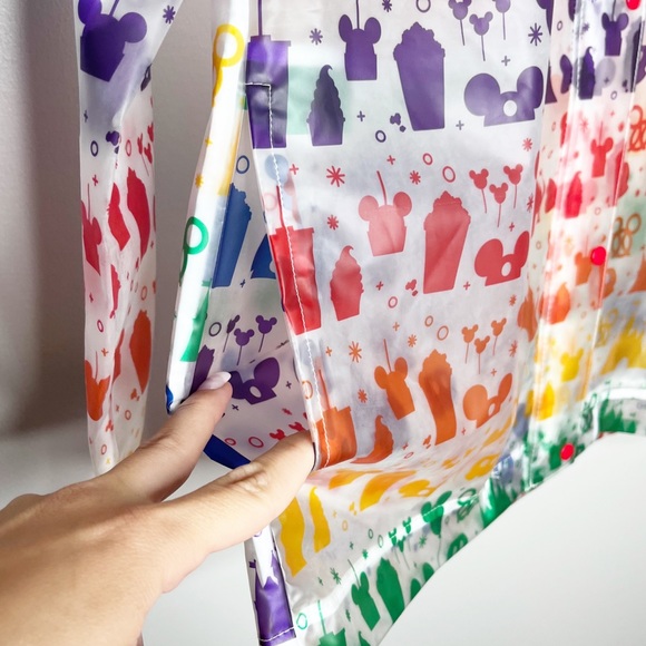 Disney’s Rainbow Mickey and Snacks Clear Raincoat - Picture 9 of 14